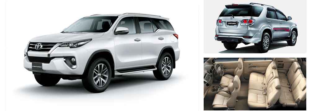 fortuner car rental